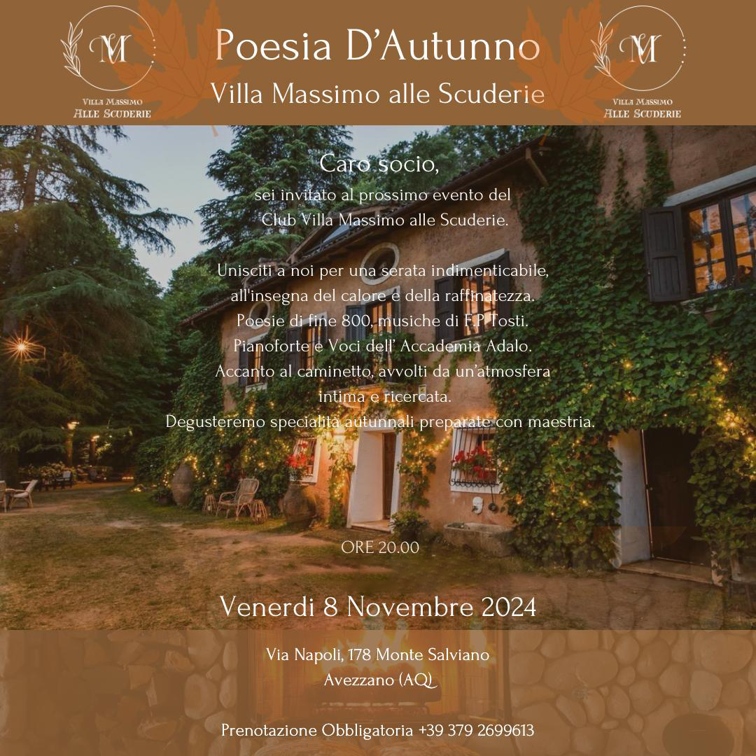 evento Villa Massimo